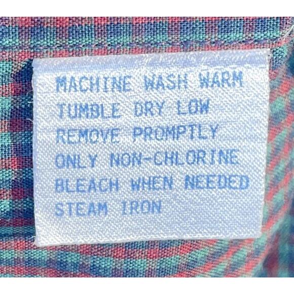 Pendleton Button Down Short Sleeve Men's Pockets 100% Cotton Sz.‎ L Hong Kong - Picture 5 of 7